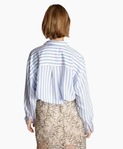 Munthe Blouse Morgana Blauw*Dames Blouses