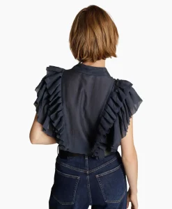 Munthe Blouse Must Donker Blauw*Dames Blouses