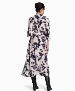 Munthe Midi Jurk Lysander Blauw*Dames Jurken