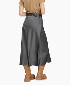 Munthe Midi Rok Babe Groen*Dames Rokken