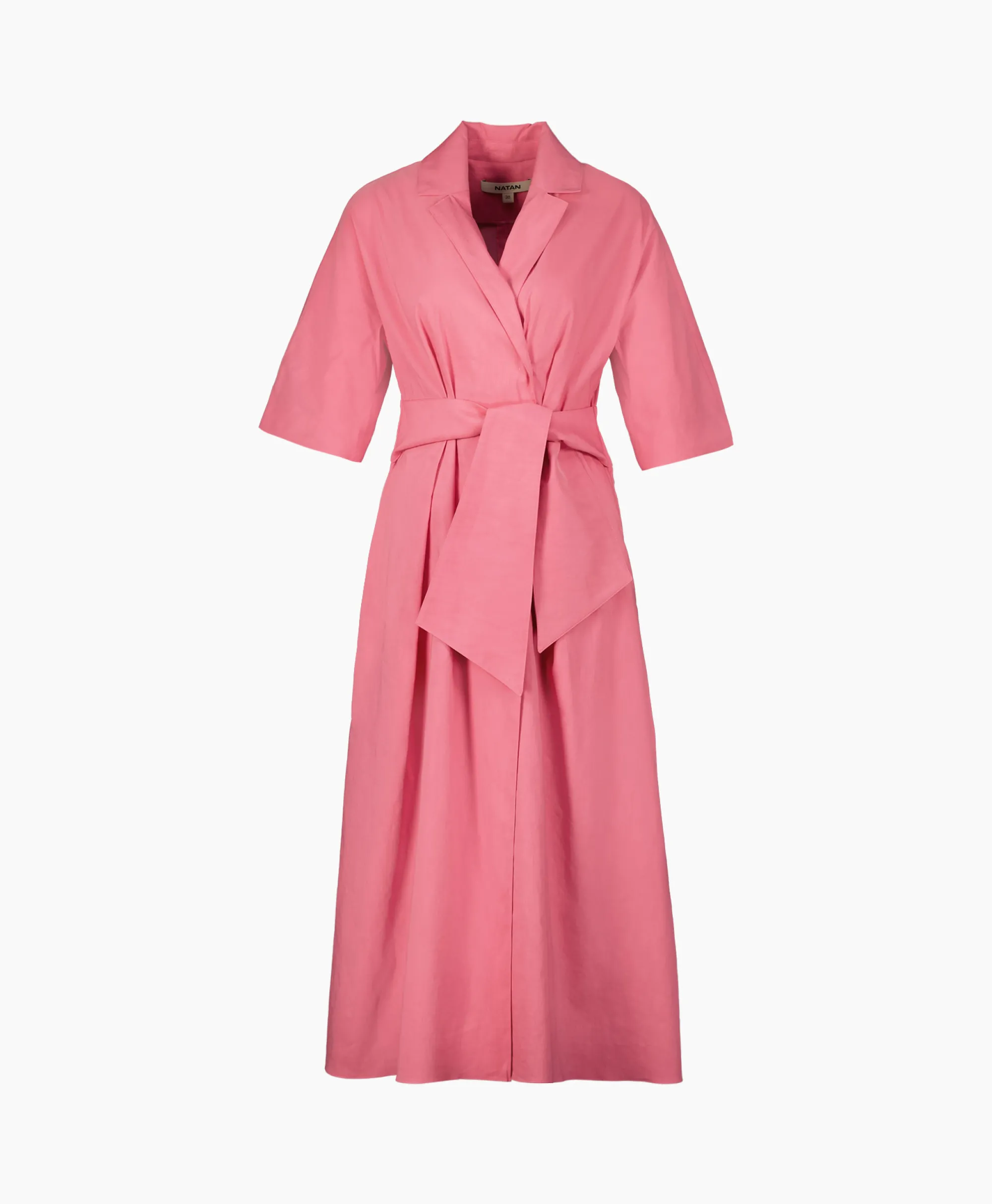 Natan Midi Jurk Akim-N1Ca02 Rose*Dames Jurken