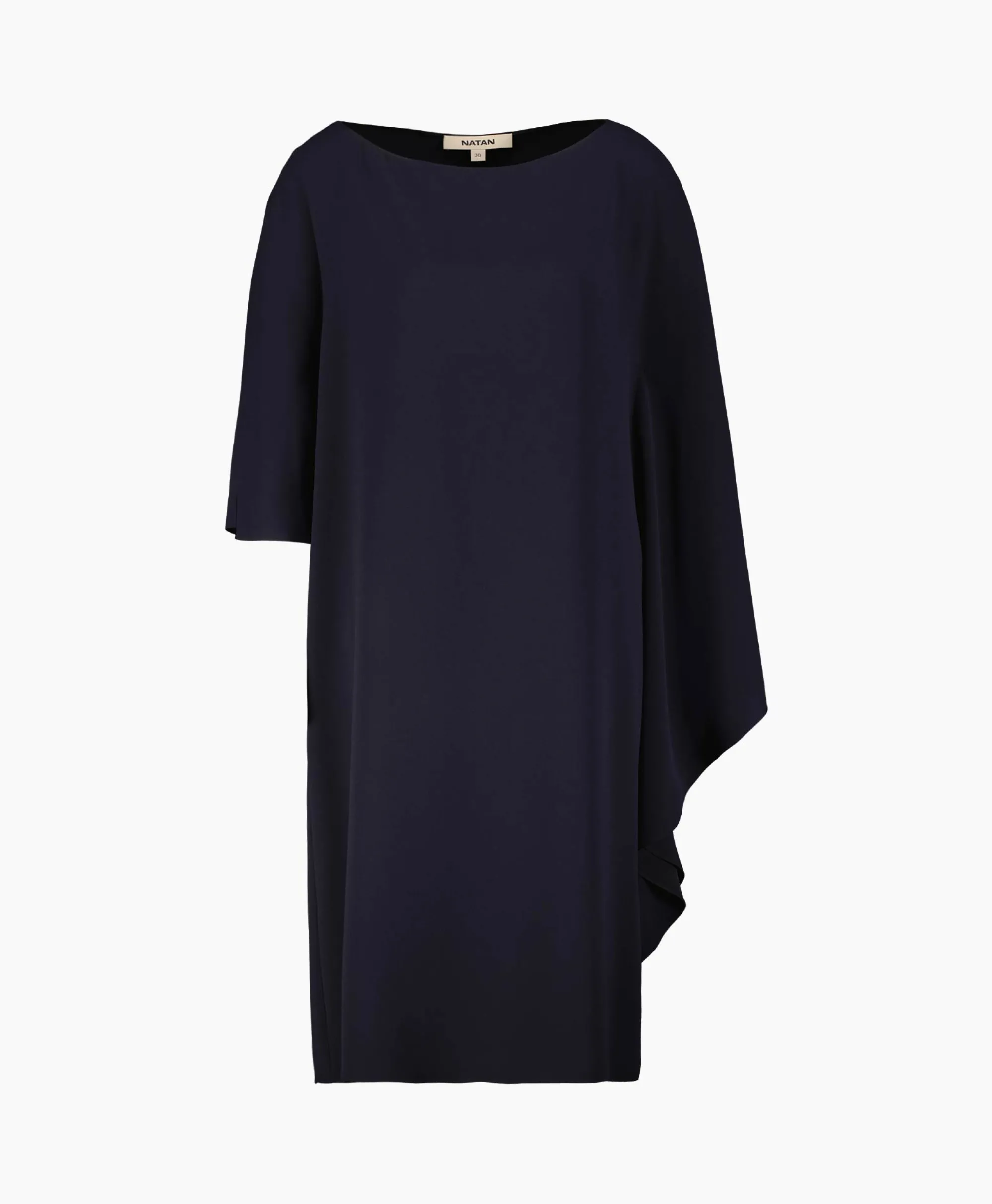 Natan Midi Jurk Ambre-N6Nj03 Donker Blauw*Dames Jurken