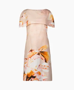 Natan Midi Jurk Angela-Ncec07 Zalm*Dames Jurken