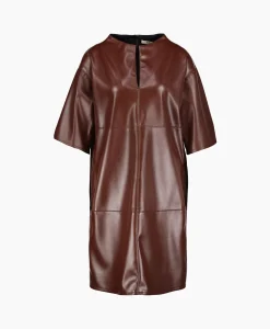 Natan Mini Jurk Velcro2-J8Ltx03 Bruin*Dames Jurken