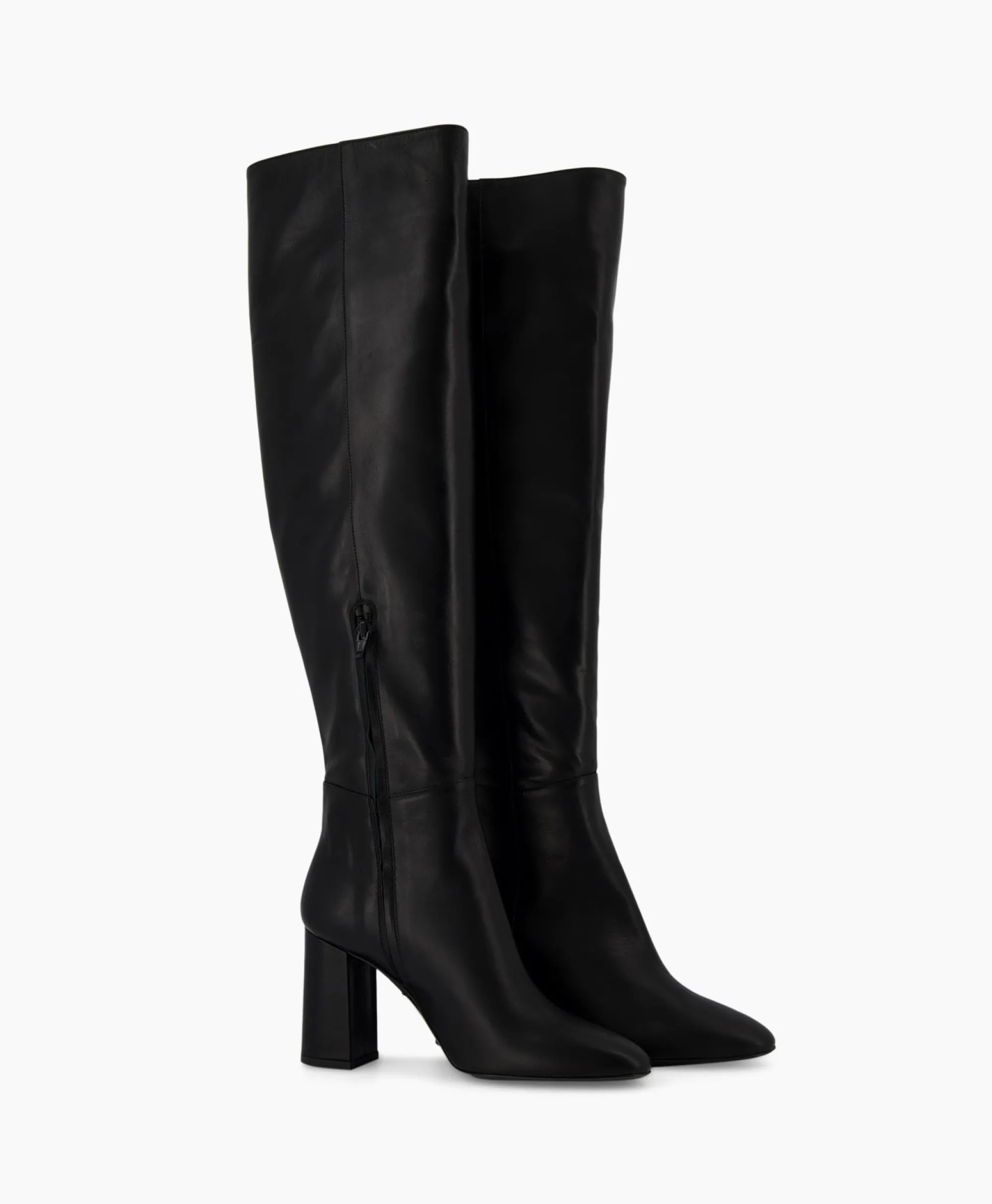 Natan Schoenen Langelaars Duniazwart*Dames Laarzen