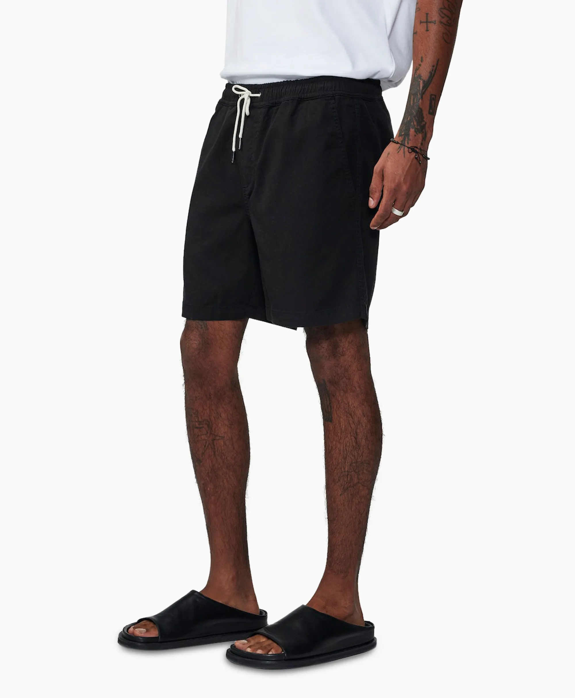 Nn07 Korte Broek Gregor Zwart*Heren Broeken