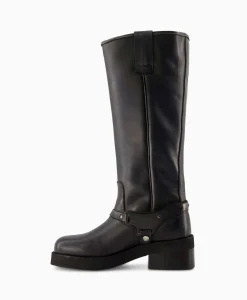 Nubikk Lange Laars Eve Lynn Zwart*Dames Laarzen