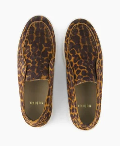 Nubikk Loafer Jiro Sua Bruin Dessin*Dames Instappers