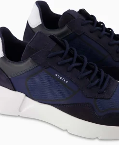 Nubikk Sneaker Roque Road Curl Donker Blauw*Heren Sneakers
