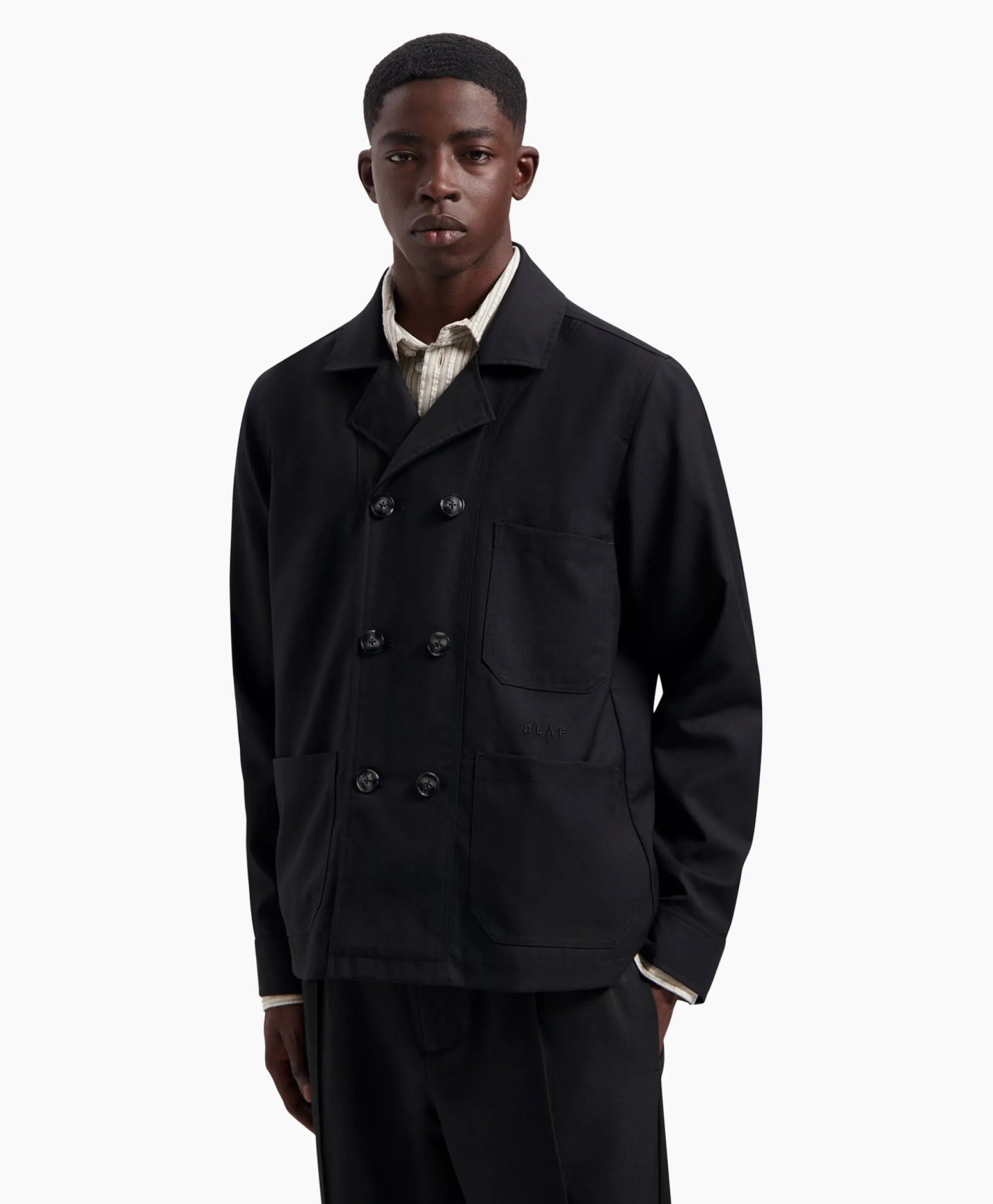 Olaf Hussein Jack Db Workwear Blazer Zwart*Heren Jassen