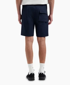 Olaf Hussein Korte Broek Utility Donker Blauw*Heren Broeken