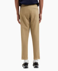 Olaf Hussein Pantalon Slim Cotton Khaki*Heren Broeken