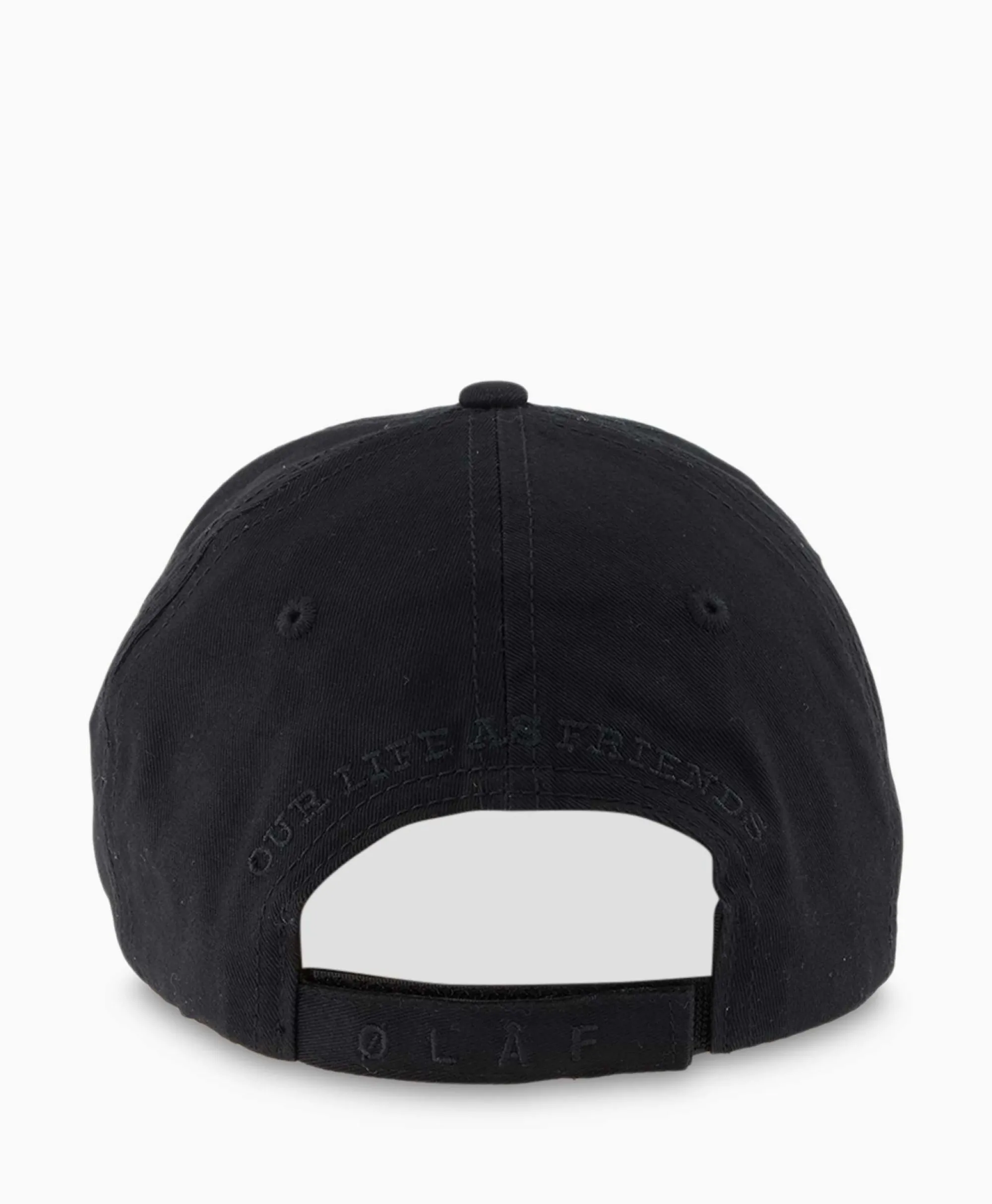 Olaf Hussein Pet Block Zwart*Heren Petten