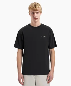 Olaf Hussein T-Shirt Korte Mouw Face Zwart*Heren T-Shirts