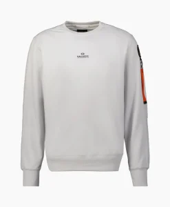 Parajumpers Sweater Sabre Basic Off White*Heren Truien