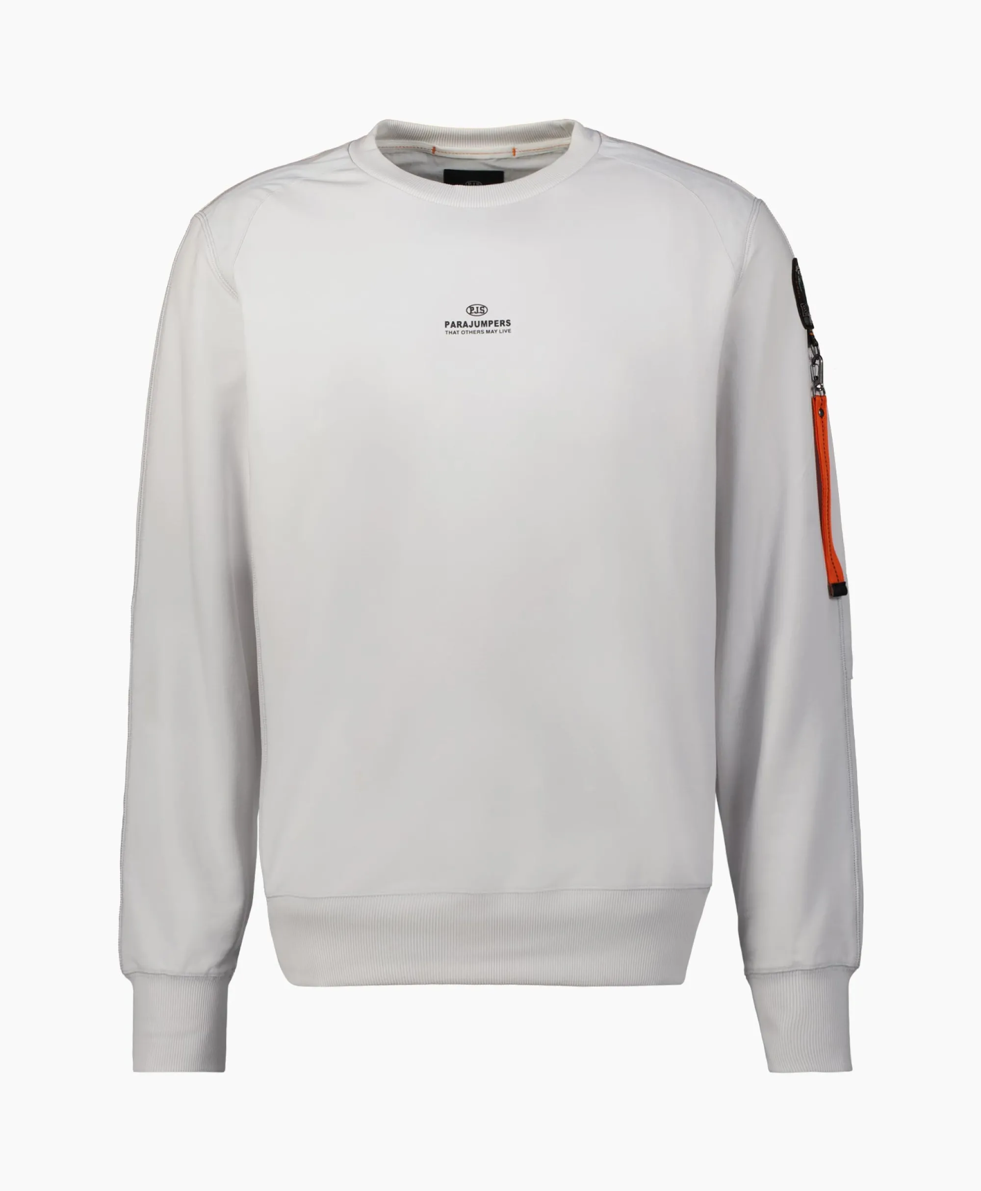 Parajumpers Sweater Sabre Basic Off White*Heren Truien