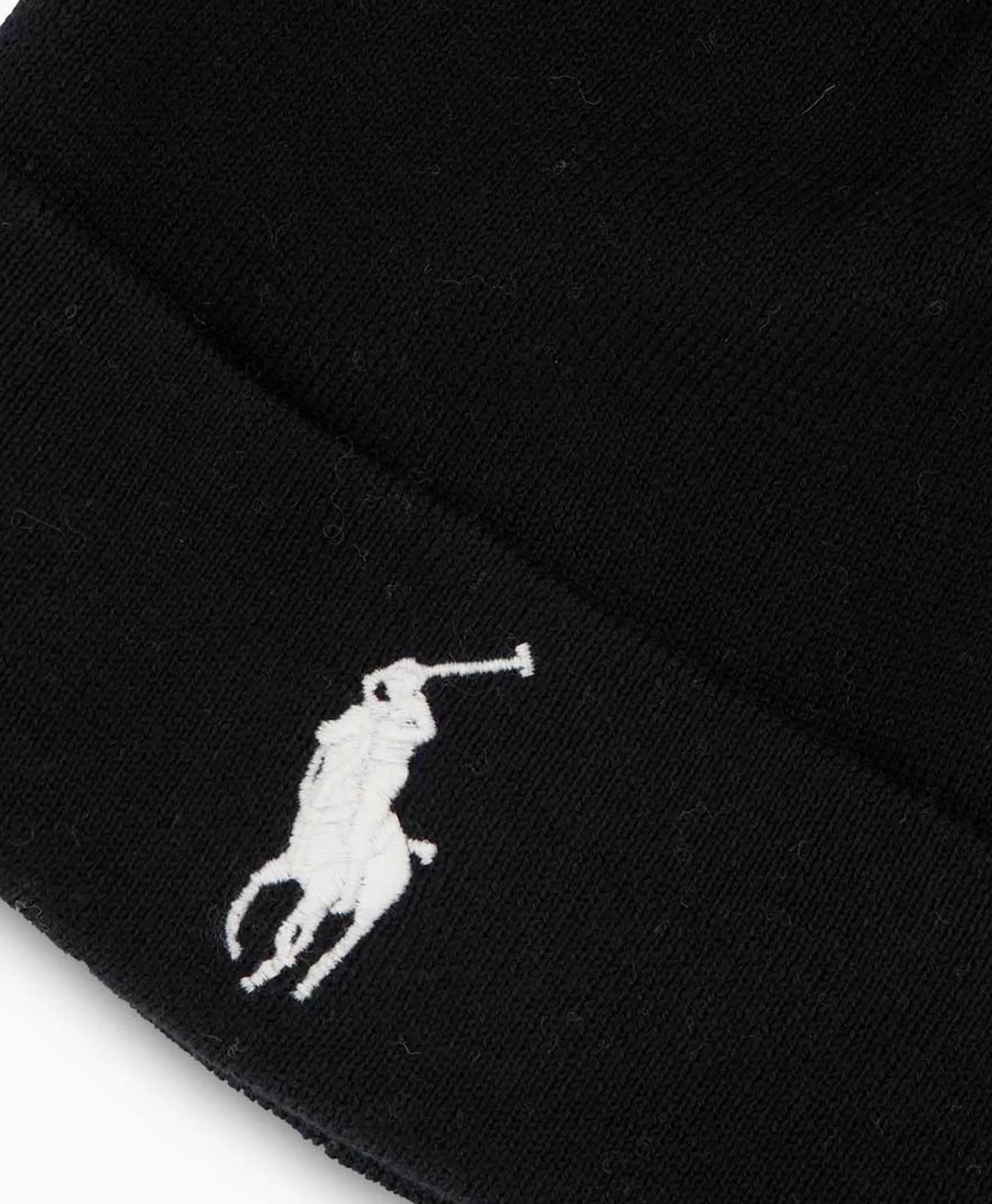 Ralph Lauren Muts Cold Weather Zwart*Heren Mutsen