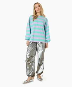 Refined Department Longsleeve Cristel Blauw*Dames T-Shirts & Tops