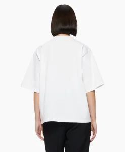 Róhe Rohe T-Shirt Korte Mouw Classic Wit*Dames T-Shirts & Tops