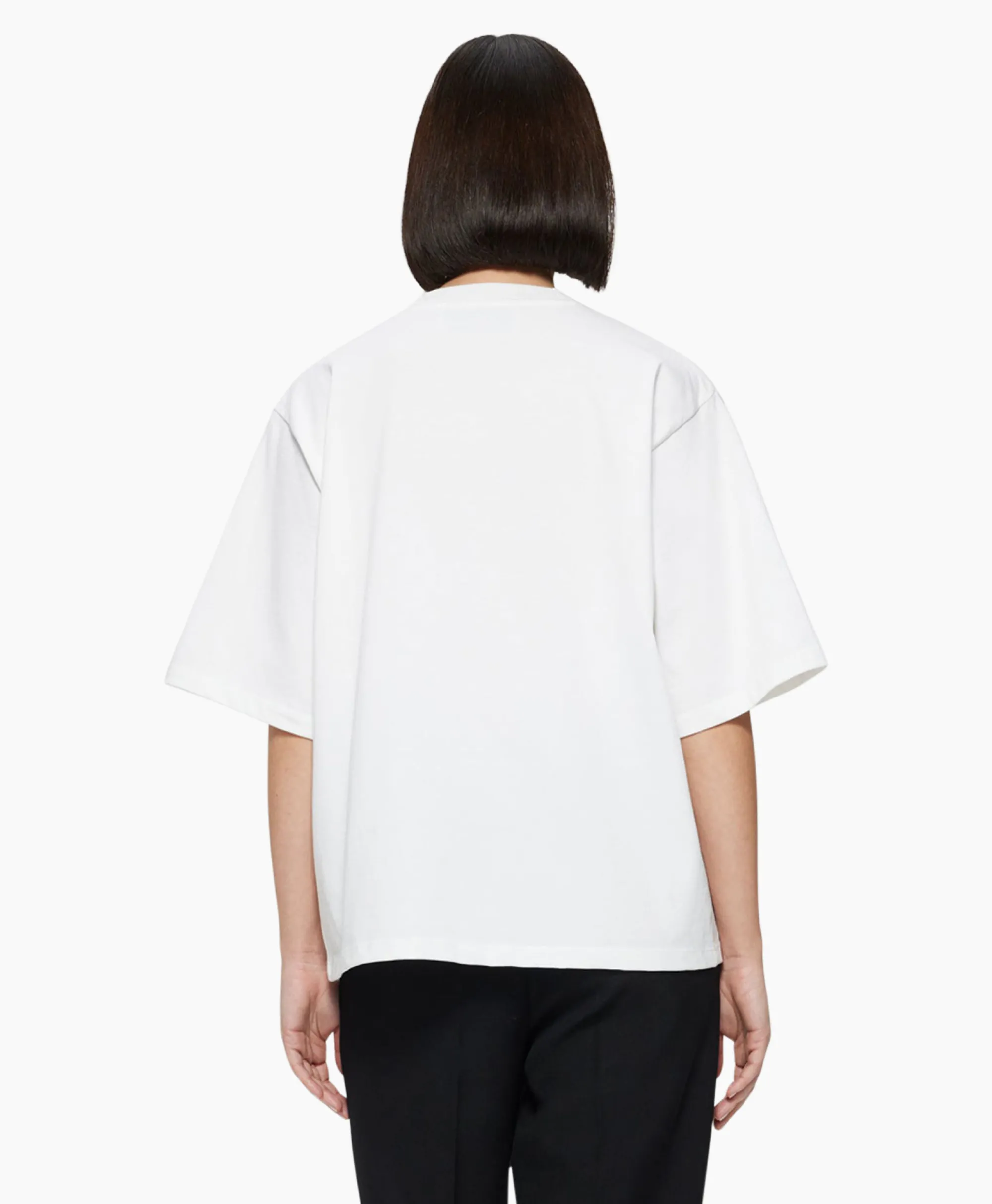 Róhe Rohe T-Shirt Korte Mouw Classic Wit*Dames T-Shirts & Tops