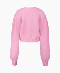 Rotate Vest Knit Cropped Pink*Dames Vesten
