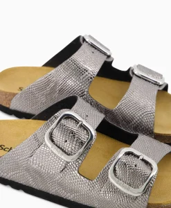 Scholl Iconic Sandaal F31526 Zilver*Dames Sandalen