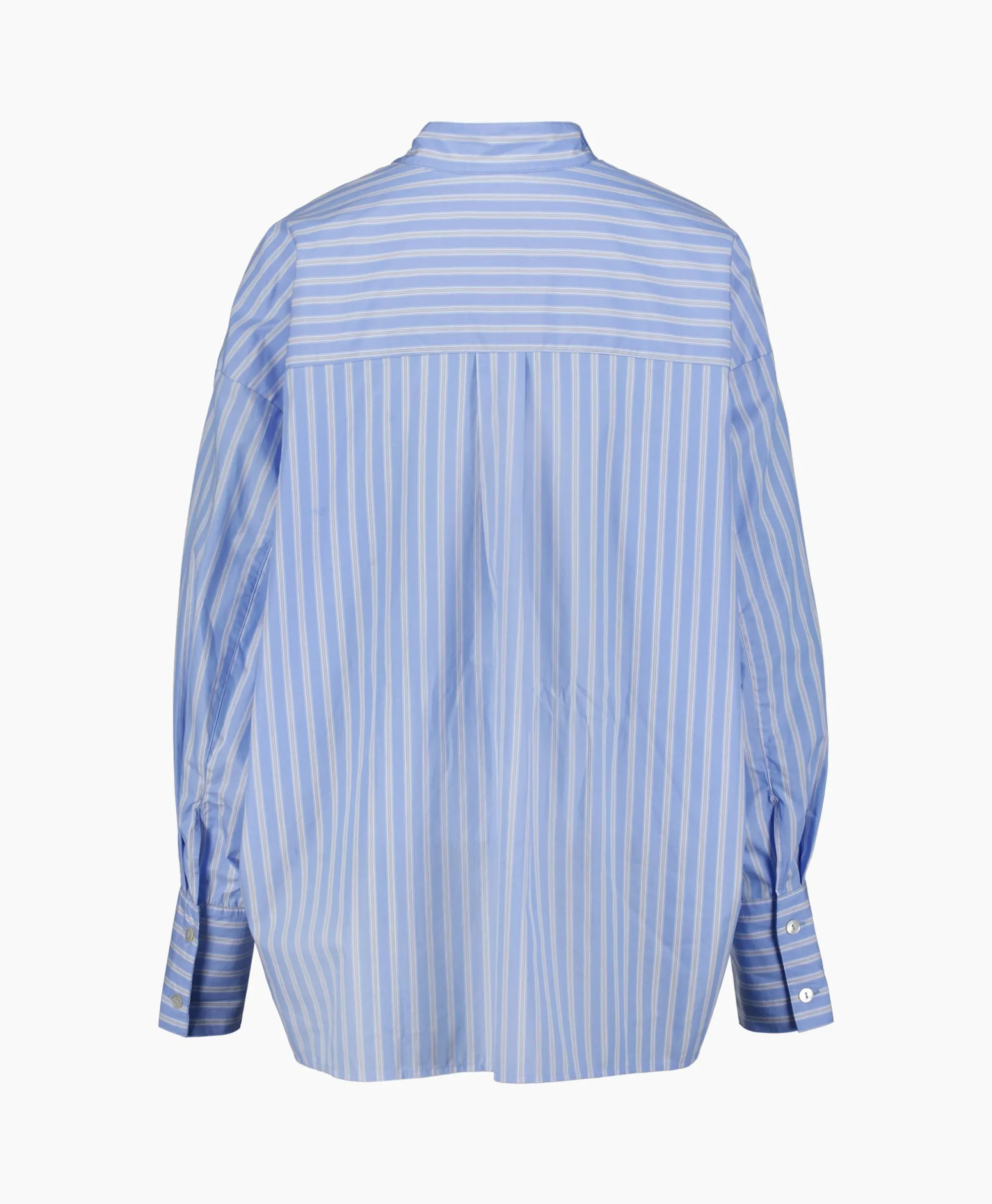 Sea Me Happy Blouse Penelope Poplin Licht Blauw*Dames Blouses