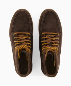 Sebago Veterboot Tala High Oiled Suede Donker Bruin*Heren Laarzen