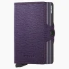Secrid Portemonnee Twinwallet Crisple Paars*Dames Portemonnees