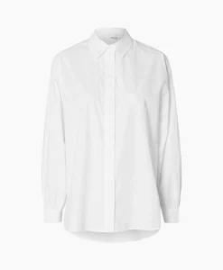 Selected Femme Longsleeve Helen Ls Shirt D2 Wit*Dames T-Shirts & Tops