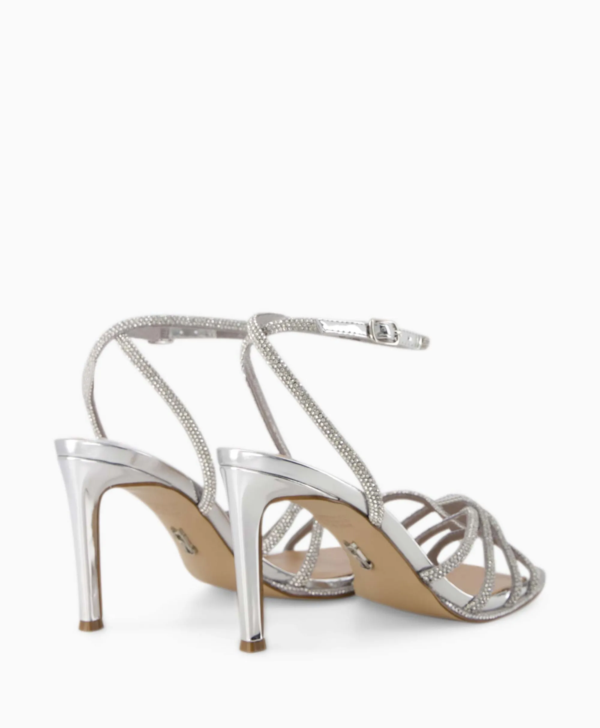 Steve Madden Sandaal Met Hak Kailyn-R Zilver*Dames Sandalen