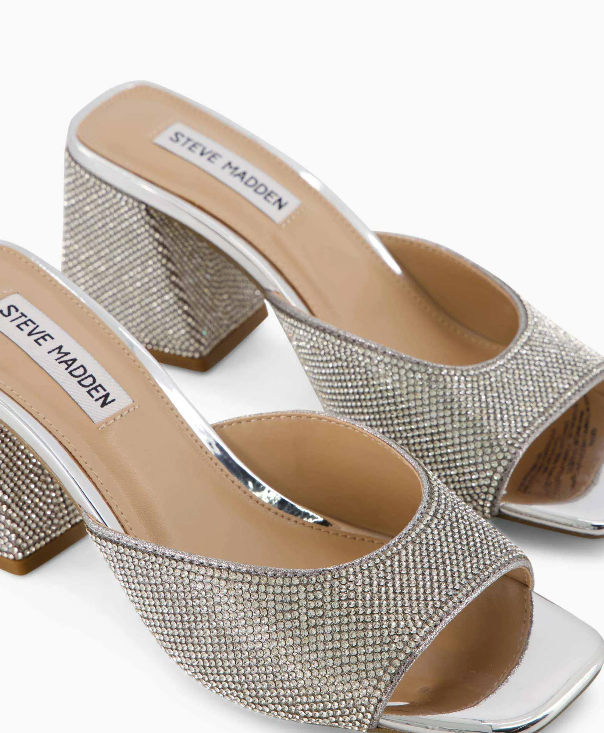 Steve Madden Sandaal Met Hak Glowing-R Zilver*Dames Sandalen