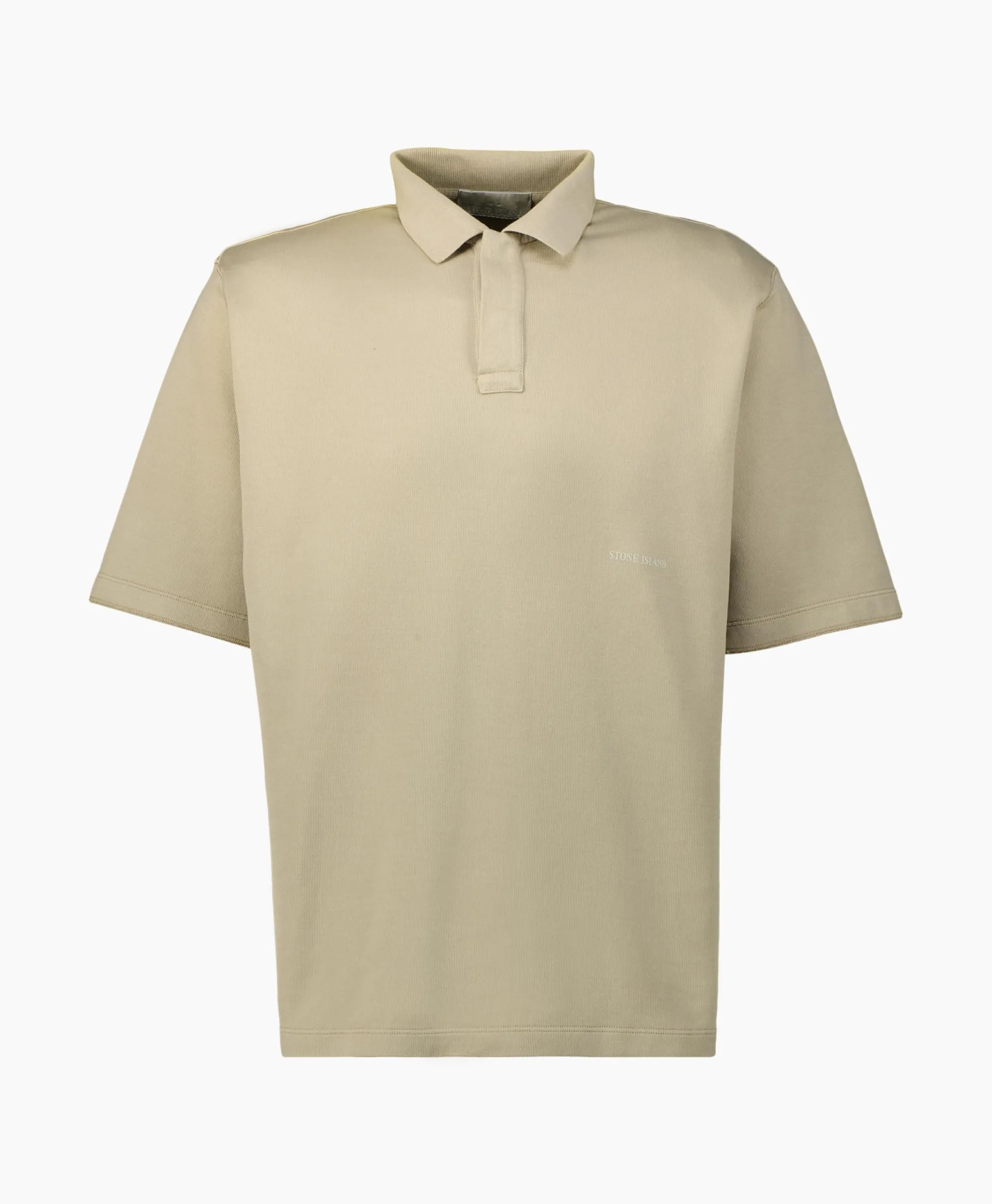 Stone Island Polo 216F3 Ghost Piece Beige*Heren Polo's