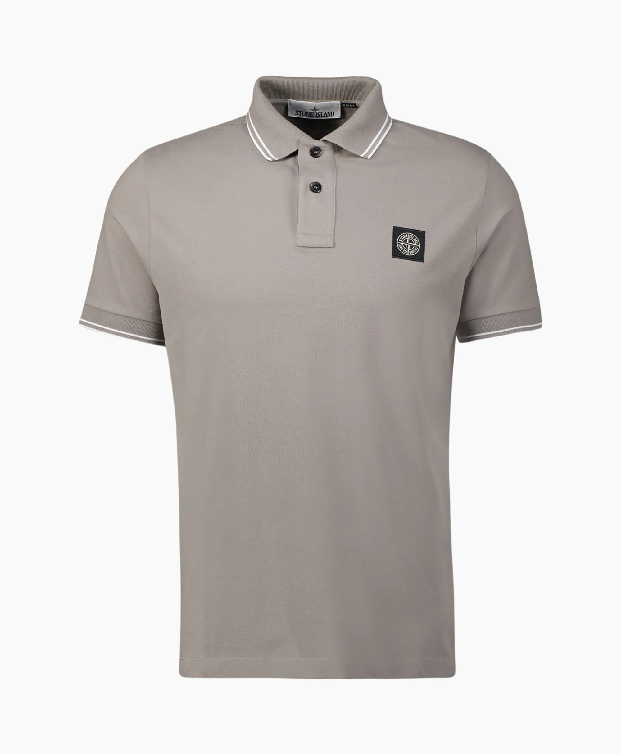 Stone Island Polo 2Sc18 Grijs*Heren Polo's