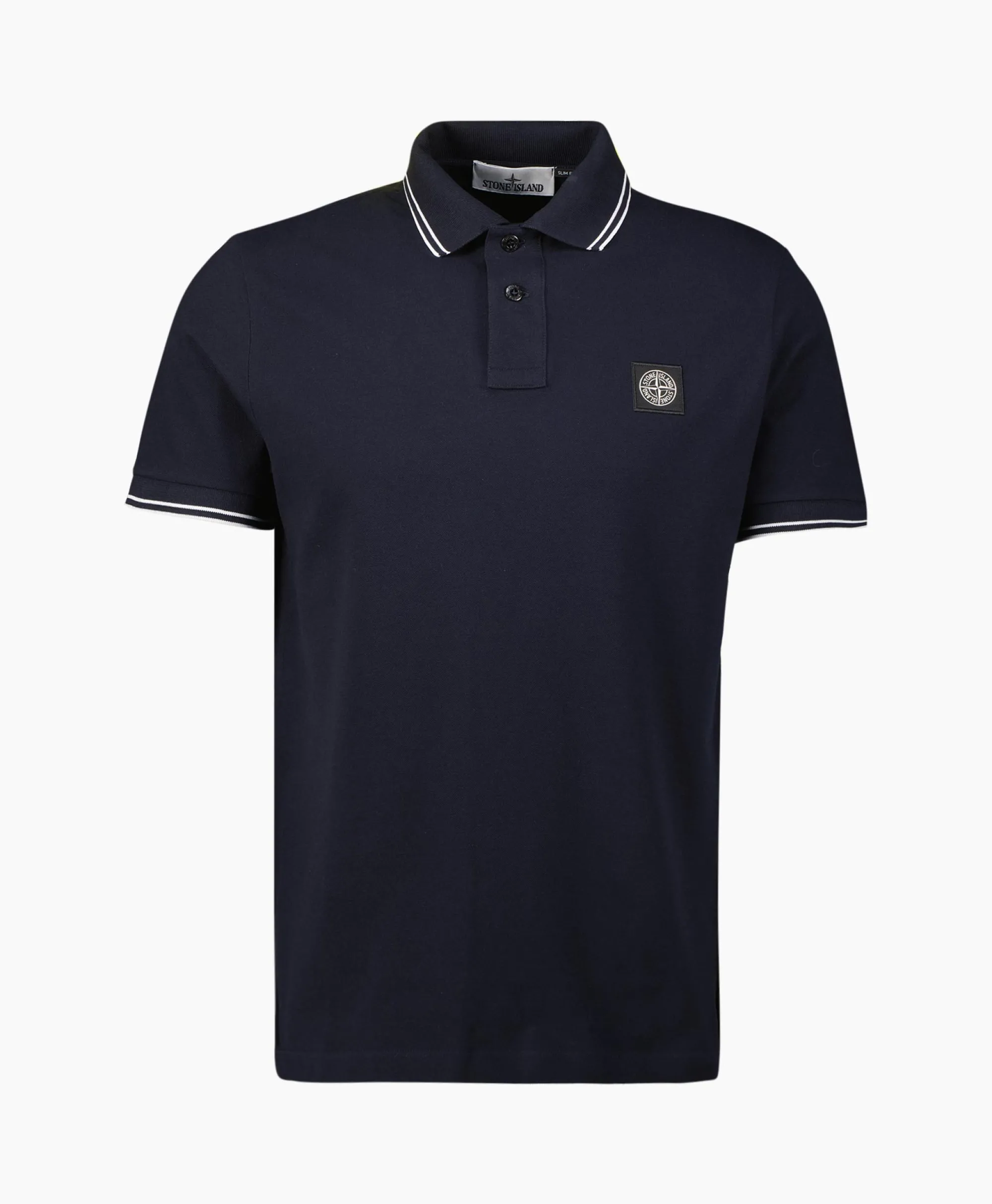 Stone Island Polo 2Sc18 Midden Blauw*Heren Polo's