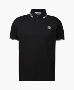 Stone Island Polo 2Sc18 Zwart*Heren Polo's