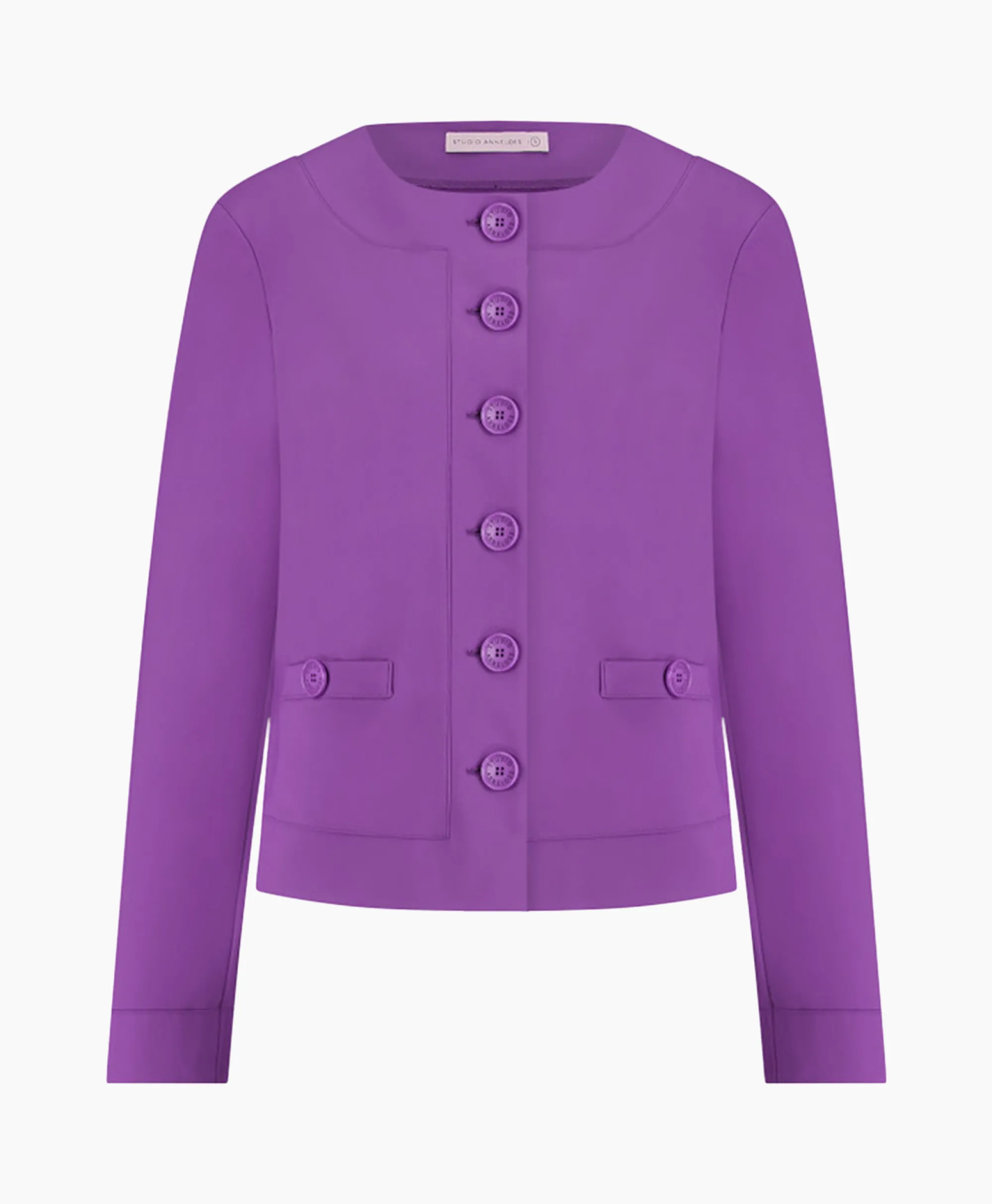 Studio Anneloes Blazer Janet Bonded Paars*Dames Blazers