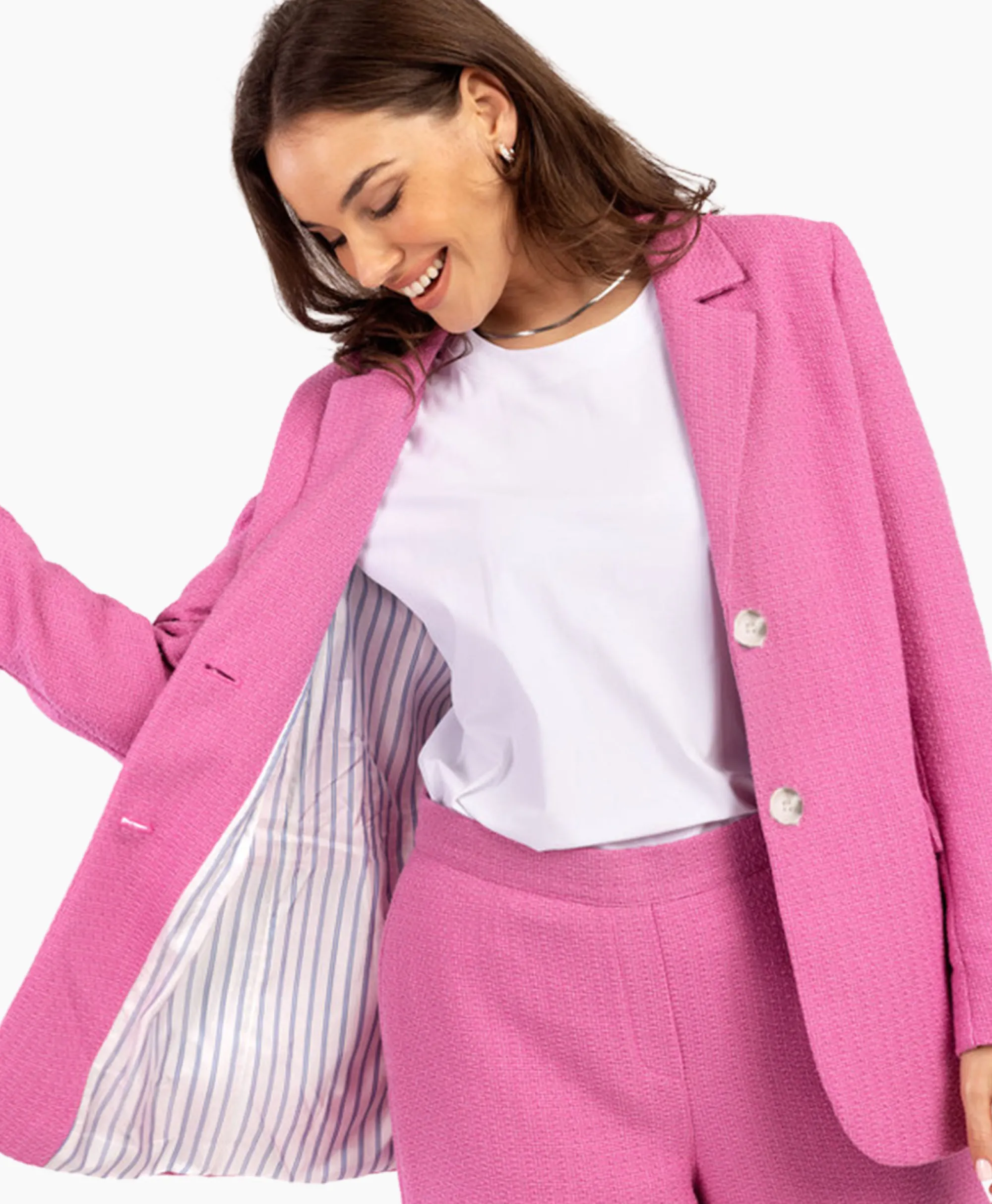 Studio Anneloes Blazer Sofie Tweed Lila*Dames Blazers