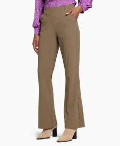 Studio Anneloes Broek Flair Bonded Trousers Bruin Dessin*Dames Broeken