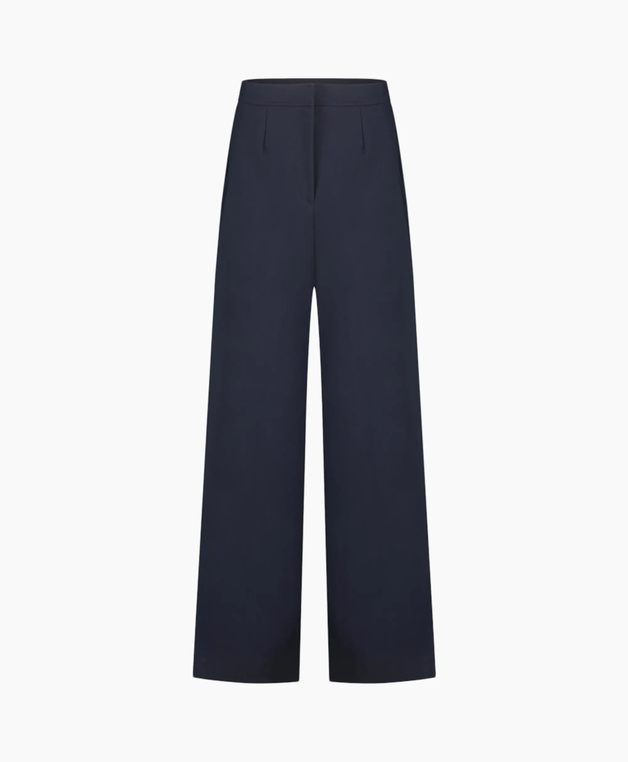 Studio Anneloes Broek Holly Bonded Trousers Donker Blauw*Dames Broeken
