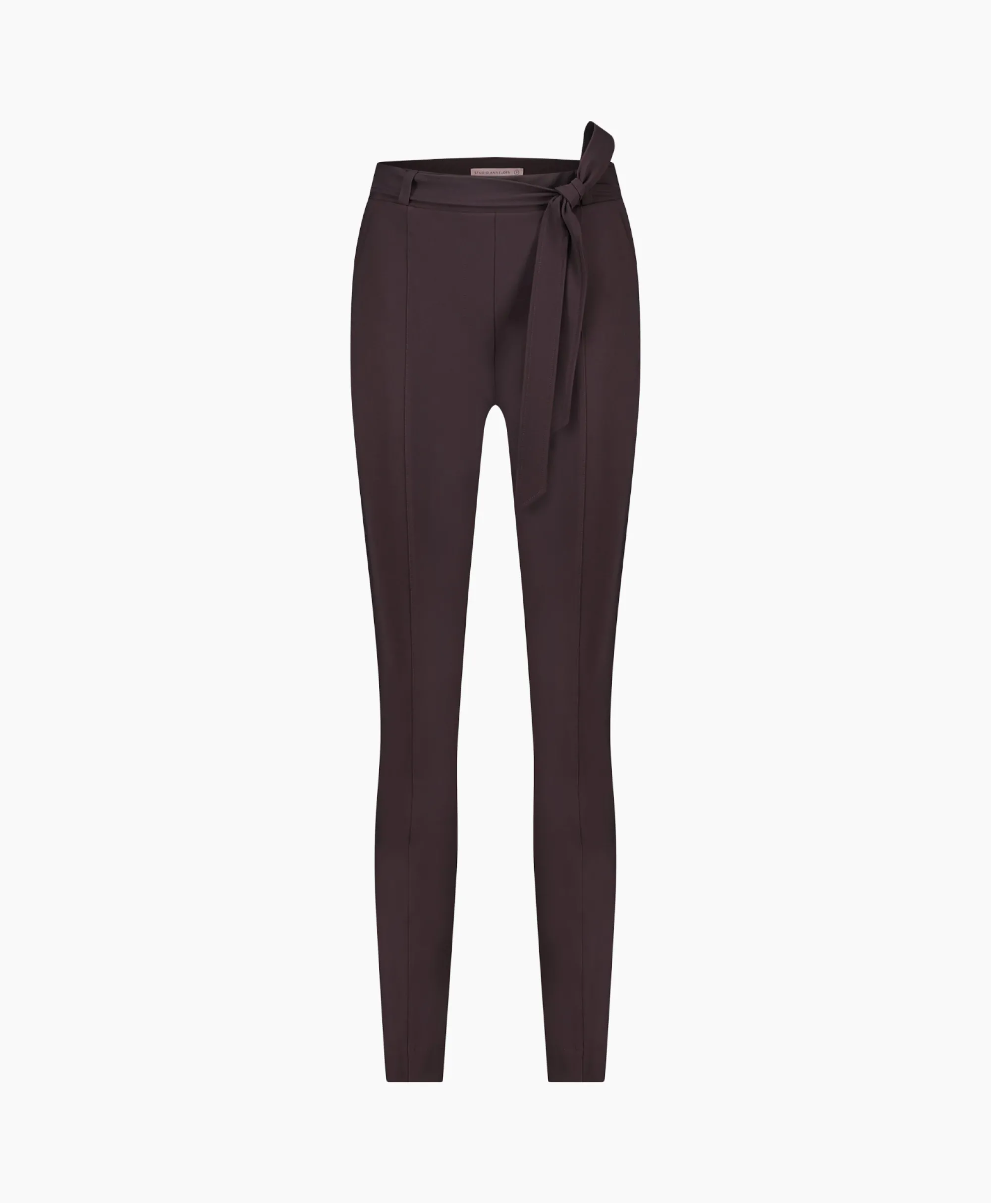 Studio Anneloes Broek Katlyn Bonded Trousers Bruin*Dames Broeken
