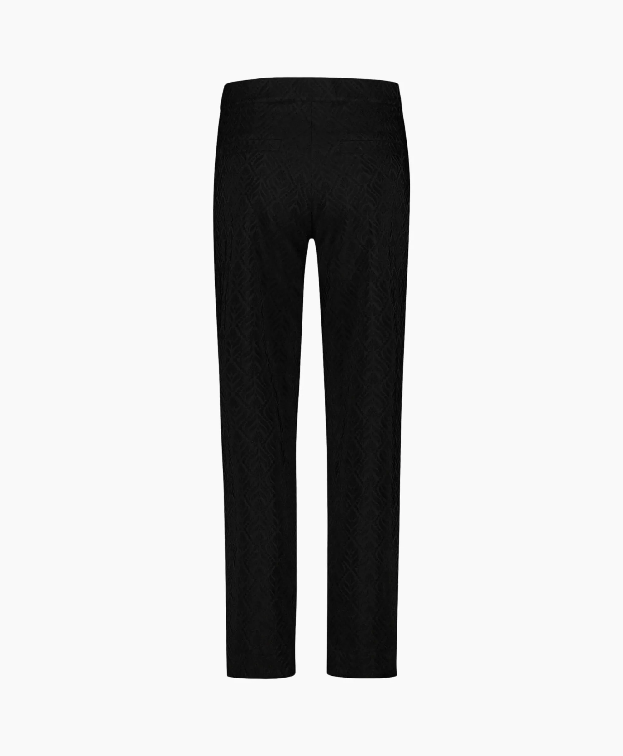 Studio Anneloes Broek Mira Ornament Jacquard Trousers Zwart*Dames Broeken