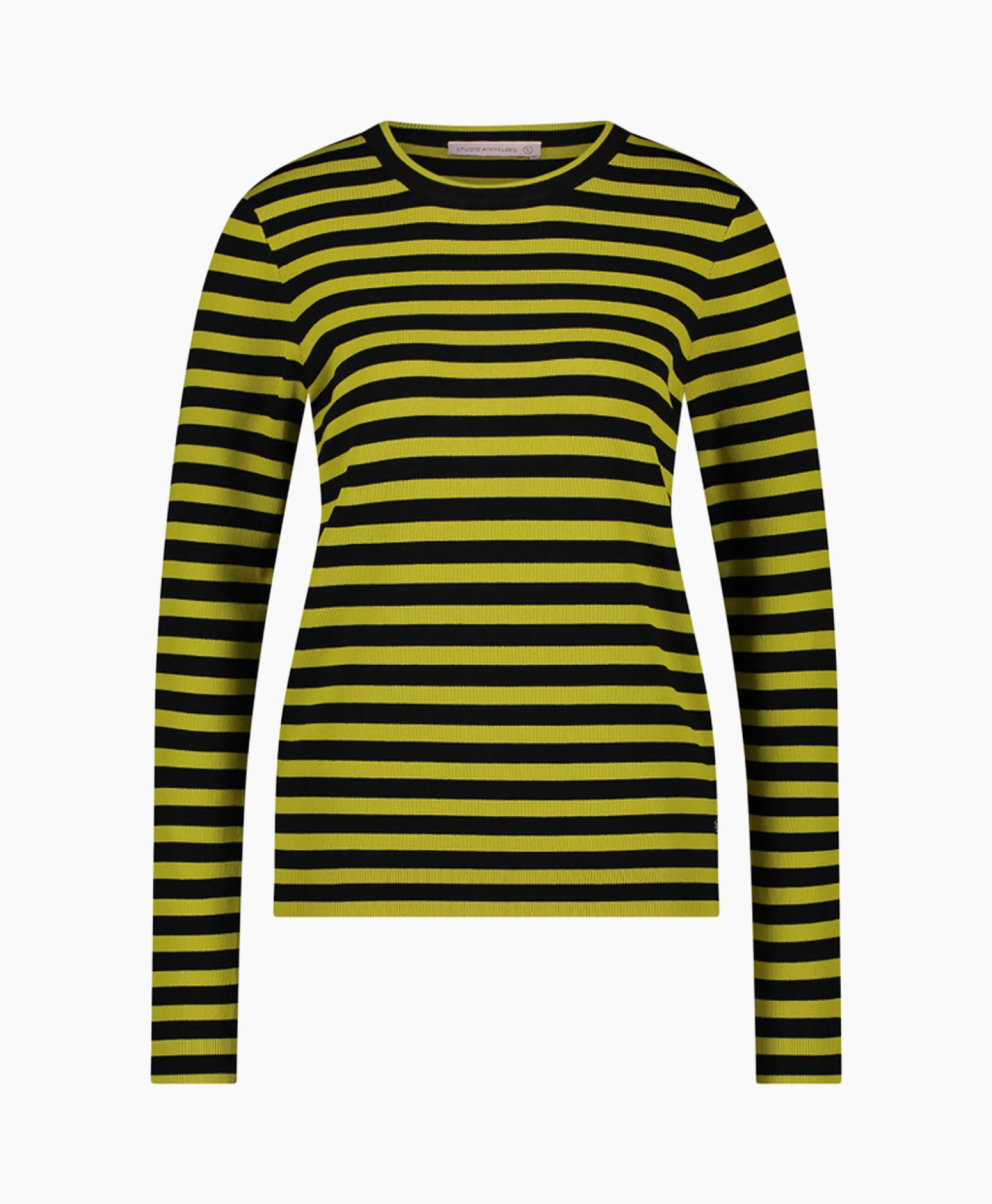 Studio Anneloes Pullover Luna Stripe Zwart Dessin*Dames Truien