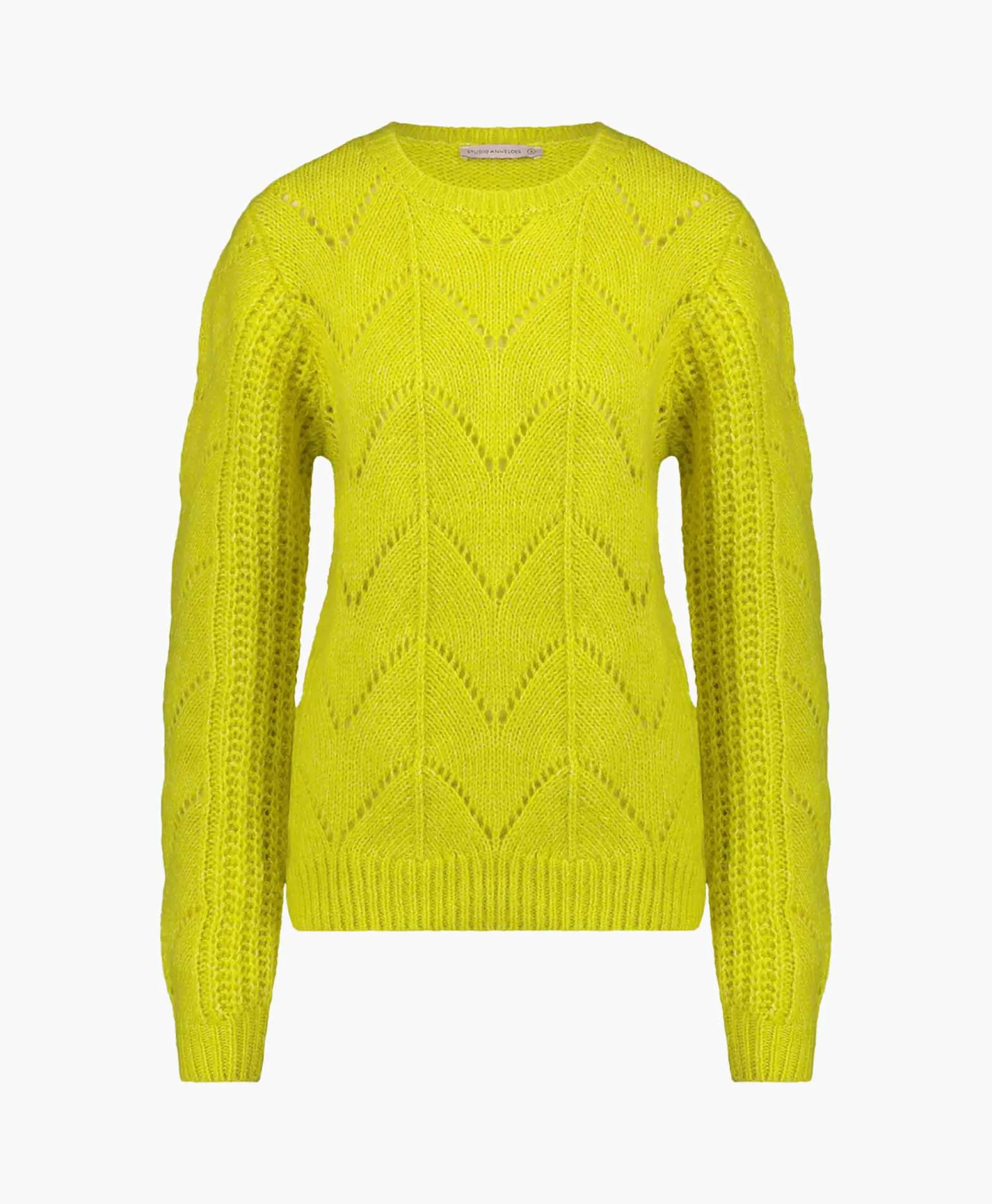 Studio Anneloes Pullover Kesia Geel*Dames Truien