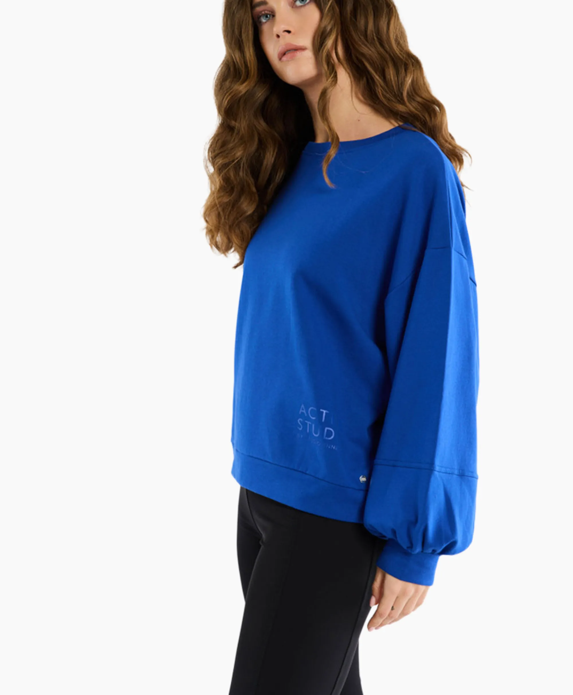 Studio Anneloes Pullover Sem Sports Sweater Blauw*Dames Truien