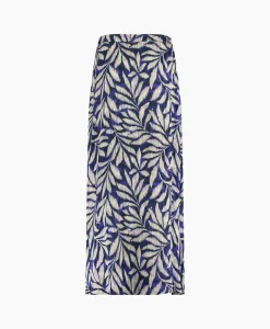Studio Anneloes Rok Janou Satin Flower Skirt Blauw*Dames Rokken