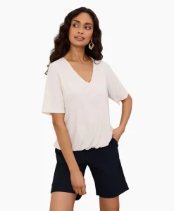 Studio Anneloes Top & T-Shirt Vicky Shirt Off White*Dames T-Shirts & Tops