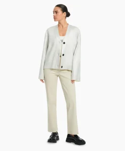 Studioar By Arma Pullover Lolita Metallic Knit Bruin*Dames Truien