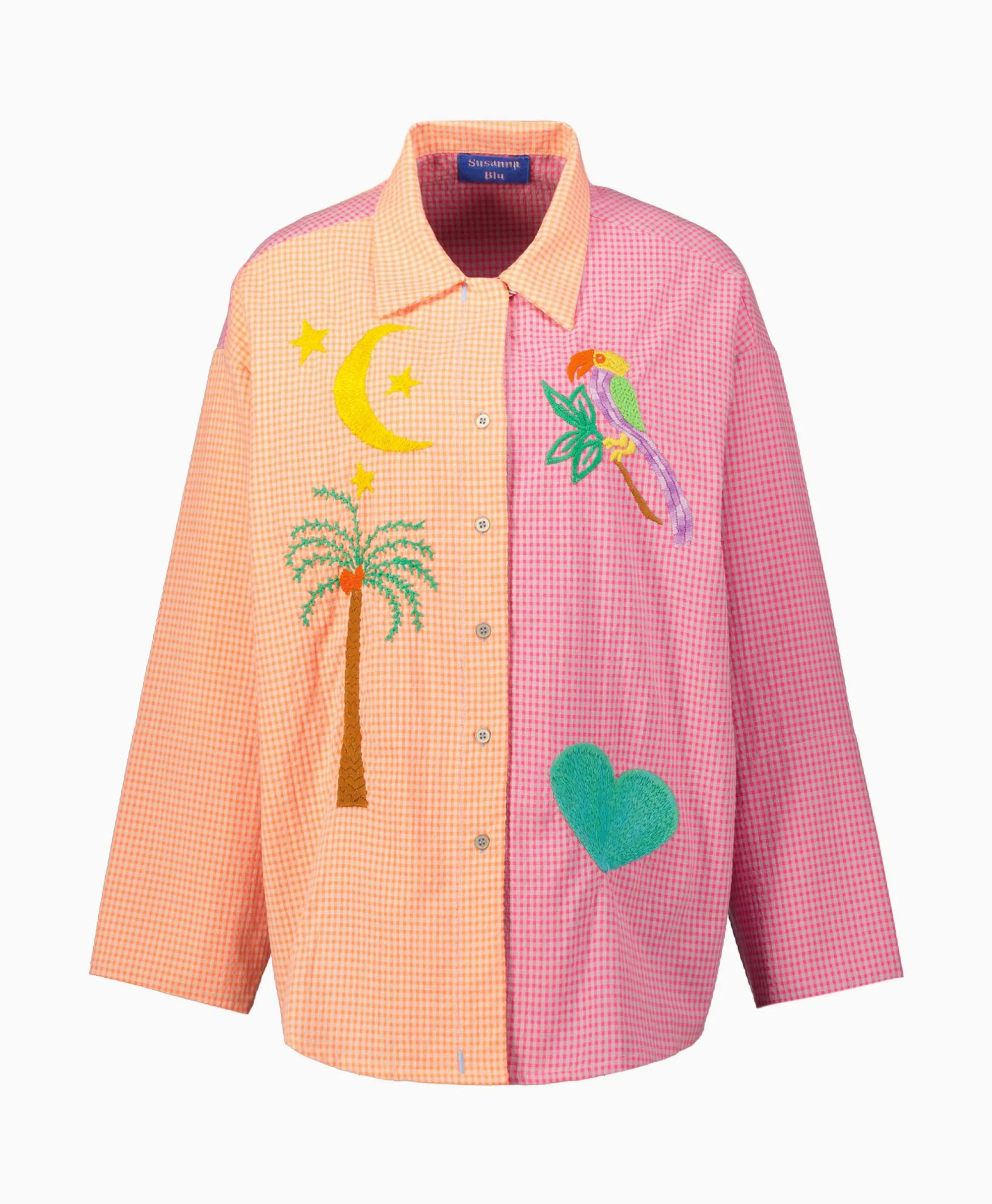 Susanna Blu Blouse Gardenia Gb3 Pink*Dames Blouses