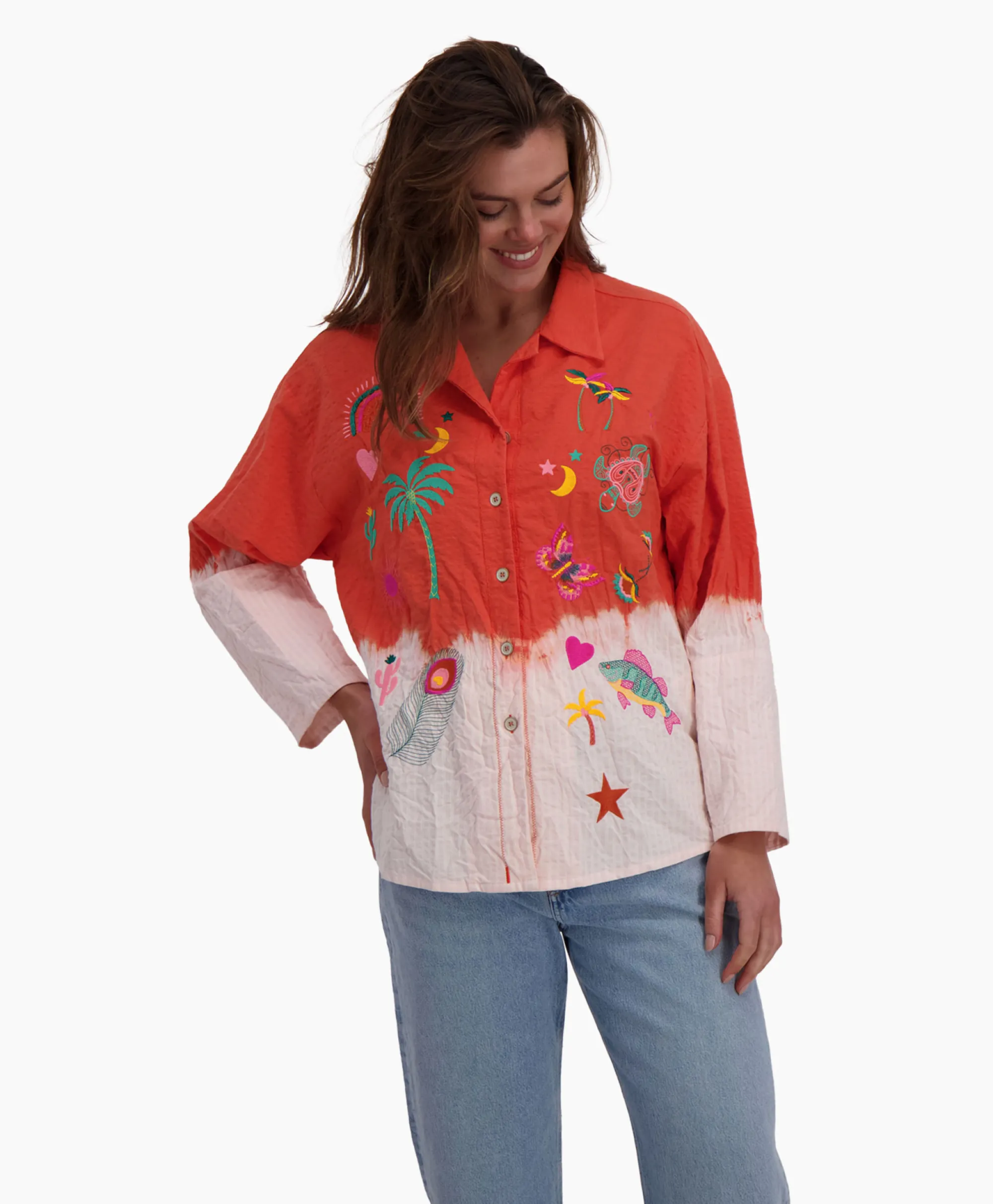 Susanna Blu Blouse Gardenia Gb13 Khaki*Dames Blouses